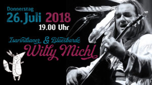 LIVE: Isarindian & Bluesbarde WILLY MICHL @ Kulturstrand München