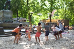 Kindersport mit den TrainerInnen des MTV 1879 von München